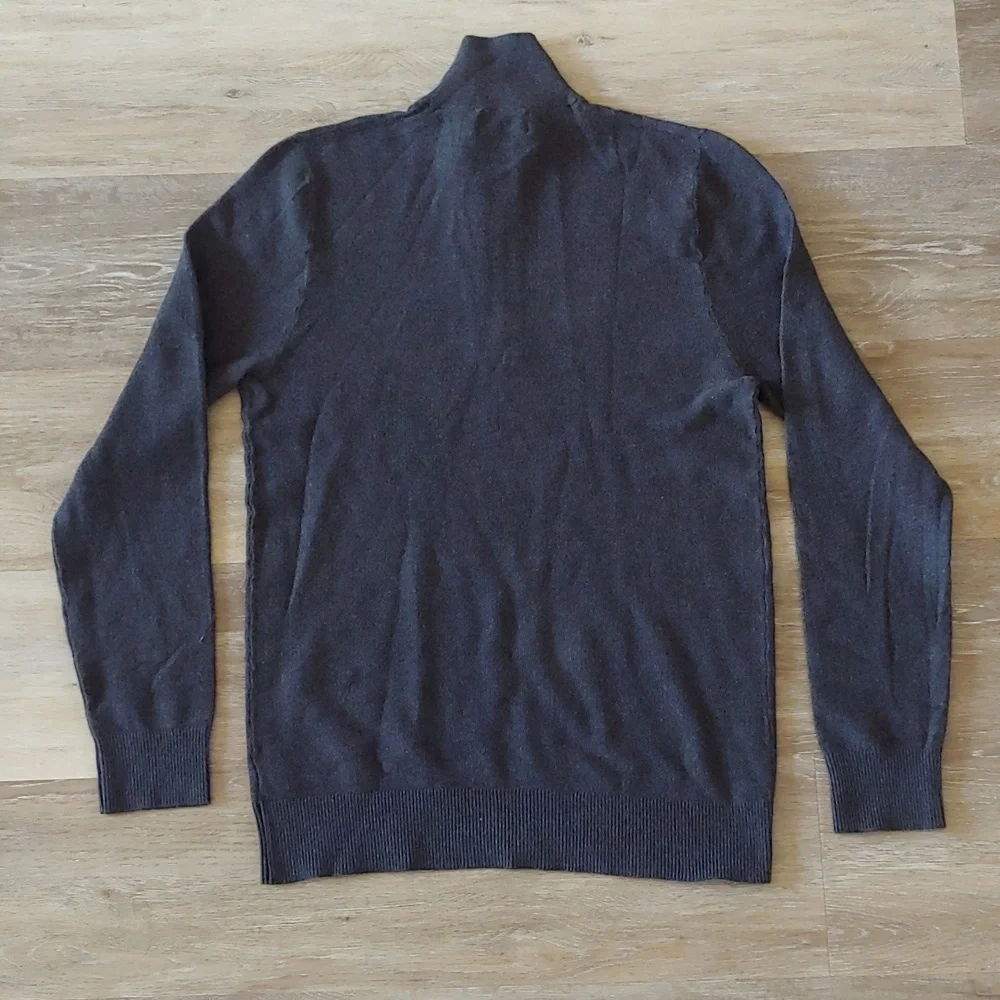 NWT Goodfellow & Co Men's 1/4 Zip Lightweight Pullover Sweater Grey Size S